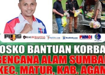 Jelang Pelantikan DPW, DPD PWMOI Se- Riau Bersama Media Mitrapolda.online Peduli Bencana Alam Sumbar