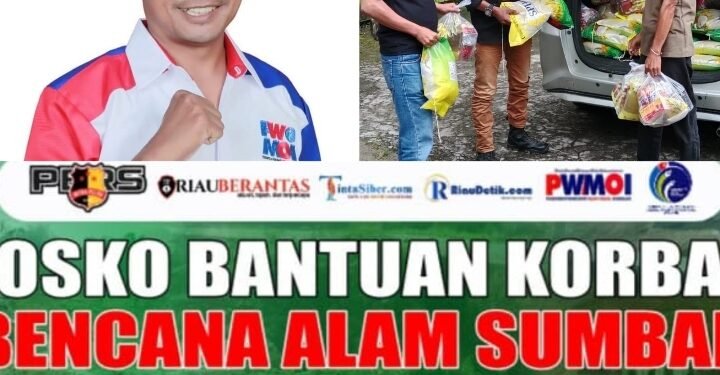 Jelang Pelantikan DPW, DPD PWMOI Se- Riau Bersama Media Mitrapolda.online Peduli Bencana Alam Sumbar