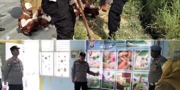 Polsek Dumai Kota Tanamkan Kepedulian Lingkungan Lewat Program AGIP di TK Prayuda Karta