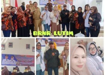 Ketua BRNR Lutim Bersama dengan Jajarannya Ikut Serta Dalam Rapat Koordinasi Ormas, Kesbangpol Lutim Dorong Partisipasi Aktif Warga