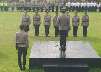 Kapolres Bangka Pimpin Sertijab 4 PJU Polres Bangka 