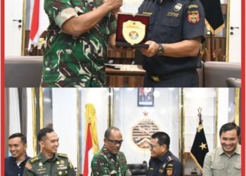 Kepala Bea Cukai Palembang Audiensi dengan Danrem 044/Gapo, Perkuat Sinergi Pengawasan Wilayah