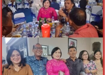 Ketua KBPP Polri Sumut Helena Lumbangaol, Hadiri Open House Keluarga Besar Anggota DPRD Antonius Devolis Tumanggor