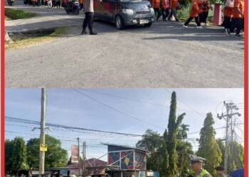 Pengamanan Humanis Polres Sanggau Warnai Pawai Kerukunan HAB Kemenag Ke-80