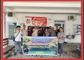 Peringati HUT Ke-80 Intelijen Polri, Sat Intelkam Polres Dumai Gelar Aksi Sosial dan Kemanusiaan