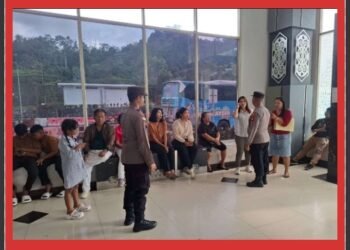 Sinergi Humanis di Perbatasan, Polsek Entikong Optimalkan KRYD Ops Lilin 2025
