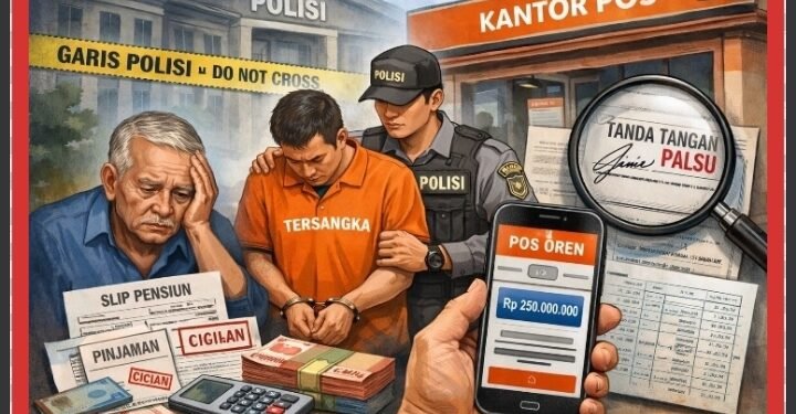 Dana Pinjaman Pensiunan ASN Diduga Dikuasai Oknum Pegawai Kantor Pos, Kasus Dilaporkan ke Polisi