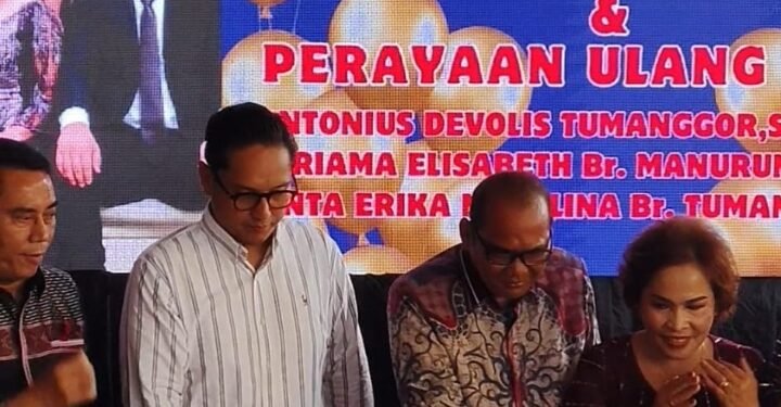 Syukuran Awal Tahun, Rico Waas Sebut Antonius Tumanggor Sosok Unik dan Dekat dengan Rakyat