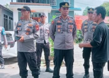 Warga Mekar Jaya RW.01 Mengucapkan Terimakasih Kepada Polres Sintang Telah Memberikan untuk Pembangunan Pos Kamling 