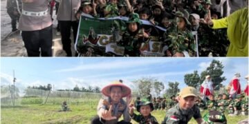 Polsek Bukit Kapur Tanamkan Kesadaran Lingkungan Sejak Dini melalui Kegiatan Anak Green Policing (AGIP)