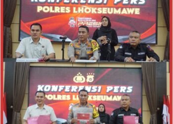 Polres Lhokseumawe Tetapkan Geuchik Pulo Drien Beukah Tersangka Korupsi Dana Desa Ratusan Juta