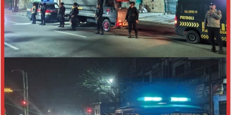 Hingga Dini Hari, Brimob Polda Sumut Intensifkan Patroli KRYD Cegah Kejahatan Jalanan