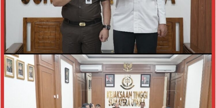 Kepala Kanwil Pemasyarakatan Sumut Kelas l Medan Kunjungi Kajati Sumut 