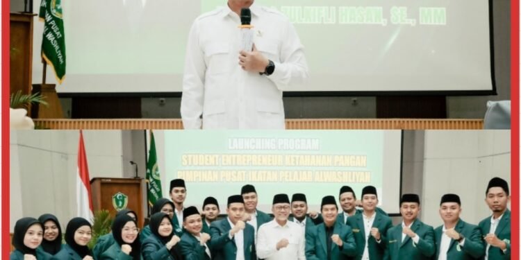 Resmi Dilantik PP IPA Launching Program Student Entrepreneur Ketahanan Pangan Ikatan Pelajar Al Washliyah
