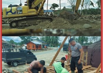 Brimob Polda Sumut Kawal Normalisasi Sungai Garoga, Wujudkan Lingkungan Aman dan Hunian Layak