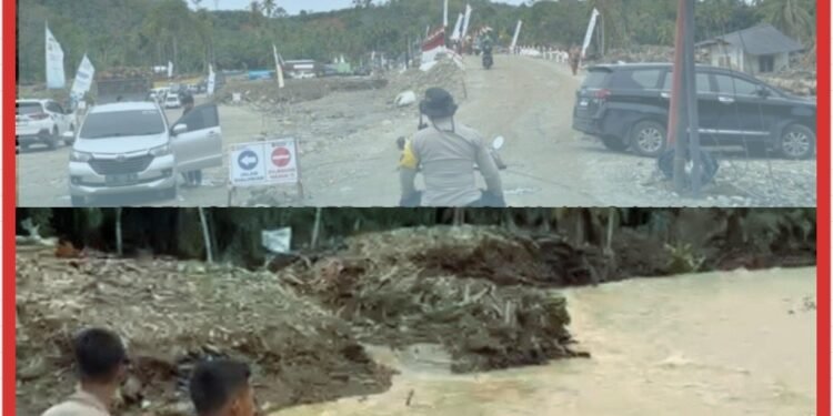 Brimob Hadir di Tengah Ancaman Banjir, Pantau Langsung Kondisi Sungai Garoga