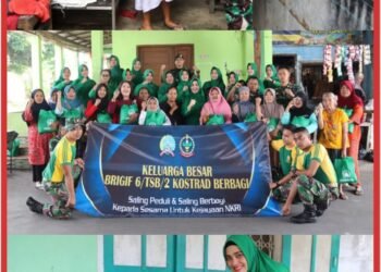 Brigade Infanteri 6 Kostrad Gelar Bakti Sosial Sambut Bulan Suci Ramadhan
