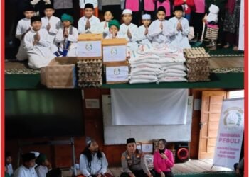 Jum’at Berkah di Bulan Ramadhan 1447.H Kapolres Di Dampingi Ketua Bhayangkari Cabang Pakpak Bharat Kunjungi Ponpes Serta Masjid.