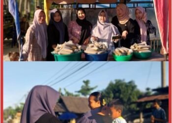 Berkah Ramadhan 1447.H: SMK Yayasan Nusa Indah Desa Telaga Jernih Berbagi Takjil Kepada Masyarakat 