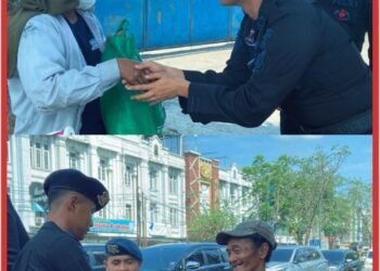Menebar Kebaikan di Hari Minggu, Satuan Brimob Polda Sumut Hadir Menguatkan Kebersamaan di Tengah Masyarakat.