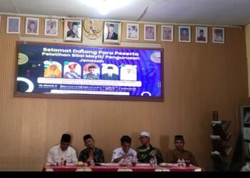 Pelatihan Fardhu Kifayah Digelar di Kantor Desa Teluk Bakung 