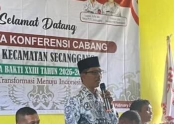 Peserta Konferensi Cabang PGRI Kecamatan Secanggang Bahas Transformasi Menuju Indonesia Emas