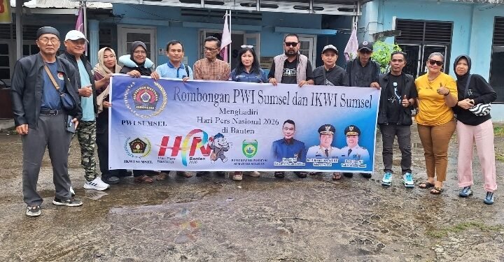 Ketua PWI Sumsel Lepas Keberangkatan 18 Wartawan Hadiri HPN 2026 Tangerang