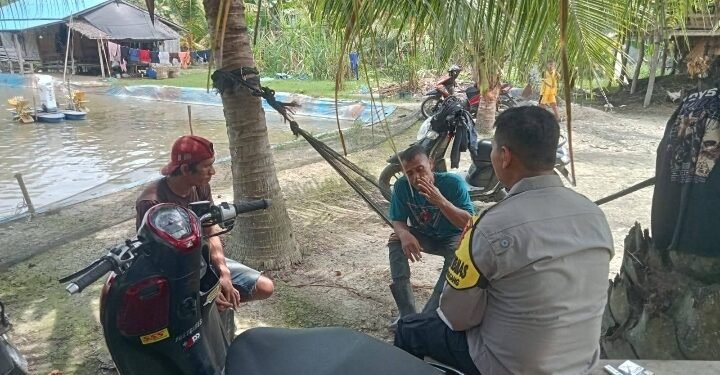 Kegiatan Bhabinkamtibmas Polsek Secanggang Aipda Herman, Melakukan Sambang dan Tatap Muka dengan Masyarakat 