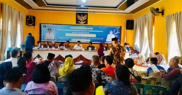 Pemerintah Kecamatan Secanggang Gelar Musrenbang Tingkat Kecamatan Tahun Anggaran 2027