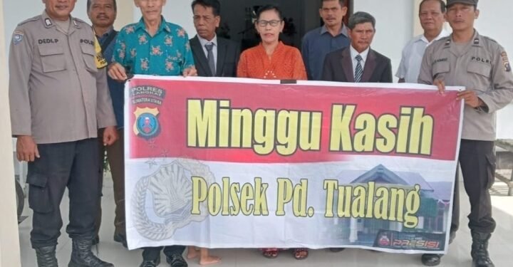Polsek Padang Tualang Amankan Ibadah Minggu, Kapolres Langkat Tegaskan Komitmen Jaga Toleransi