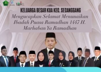 KUA Kecamatan Secanggang Kabupaten Langkat Mengucapkan Selamat Menunaikan Ibadah Puasa 1447 H