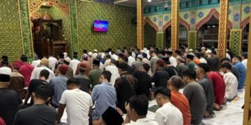 Lebih Dari Sekedar Ibadah, Tarawih Jadi Penyejuk Hati Warga Binaan Lapas Pekanbaru di Malam Pertama Ramadhan