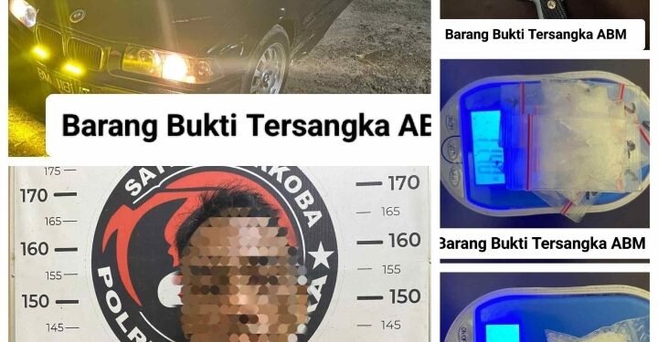 Polres Batu Bara Tangkap Pengedar Narkoba di Tanjung Gading, Sabu 16,4 Gram dan Airsoft Gun Disita 