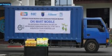 Jelang Ramadan, Warga OKI Bisa Belanja Murah dari OKI Mart Keliling
