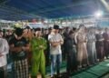 Masuki Malam Ketiga Ramadhan, Kalapas dan Jajaran Kembali Tarawih Bersama Warga Binaan