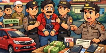 Peras Kades Pakai Kedok Pers, Pria Asal OKI Diamankan Polsek Gunung Megang
