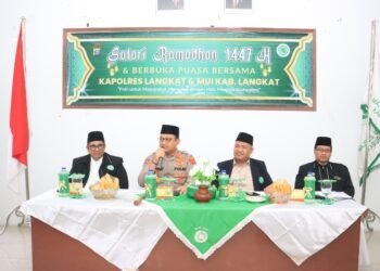 Kapolres Langkat Safari Ramadhan dan Buka Puasa Bersama MUI, Perkuat Sinergi dan Silaturahmi