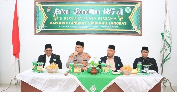 Kapolres Langkat Safari Ramadhan dan Buka Puasa Bersama MUI, Perkuat Sinergi dan Silaturahmi