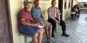 Bhabinkamtibmas Desa Tanjung Ibus Kecamatan Secanggang Laksanakan Sambang dan Tatap Muka Warga, Sampaikan Antisipasi 3C