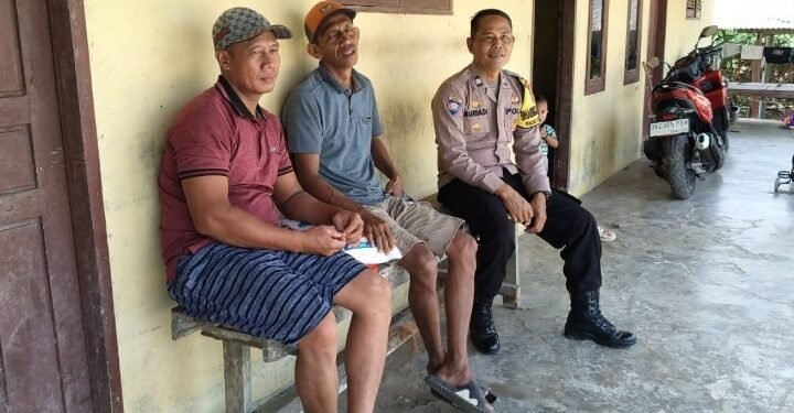 Bhabinkamtibmas Desa Tanjung Ibus Kecamatan Secanggang Laksanakan Sambang dan Tatap Muka Warga, Sampaikan Antisipasi 3C