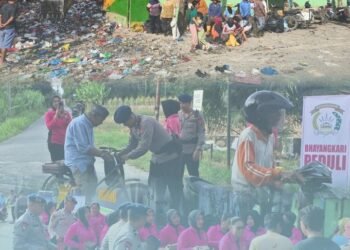 Dari TPA hingga Terminal, Aksi Berbagi Takjil Batalyon B Satbrimob Polda Sumut