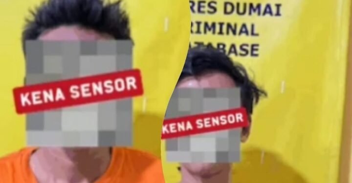 Reskrim Polsek Bukit Kapur Bekuk Dua Pelaku Pembobol Kedai Sembako, Kerugian Capai Rp6 Juta