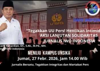 Diduga Halangi Kerja Pers, UNSIKA Disorot Aksi Nasional IWO Indonesia.