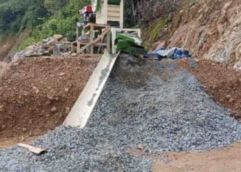 Diduga PT NKE Mark Up Pengadaan Batu Split, Pekerja: Stone Crusher Produksi Split 3-4 Kubik Perhari