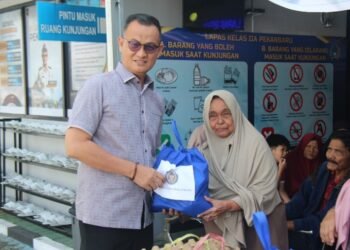 Semangat Berbagi di Bulan Ramadhan, Lapas Pekanbaru Gelar Bakti Sosial