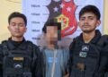 Personel Dit Samapta Polda Sumut Amankan Pemuda Bawa Samurai Saat Patroli di Wilayah Polres Pelabuhan Belawan