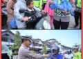 Satlantas Polres Pidie dan Bhayangkari Berbagi Takjil, Wujud Kepedulian di Bulan Ramadhan 1447 H