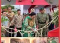 Pangdivif 2 Kostrad Resmikan Patung H.M. Soeharto di Brigif 6/TSB