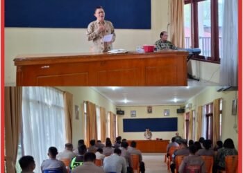 Polres Langkat Laksanakan Binrohtal, Perkuat Iman dan Kepedulian Sosial Personel