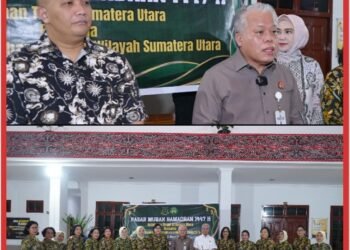 Bantu Pemenuhan Bahan Pangan Dan Upaya Stabilisasi Harga, Kejati Sumut Bersama Ikatan Adhyaksa Dharmakarini (IAD) Gelar Pasar Murah